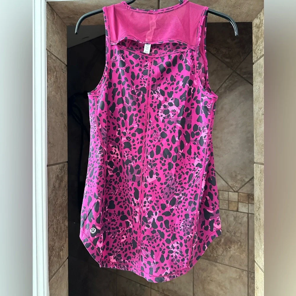 NWOT Lululemon leopard tank size 2 - Picture 2 of 4